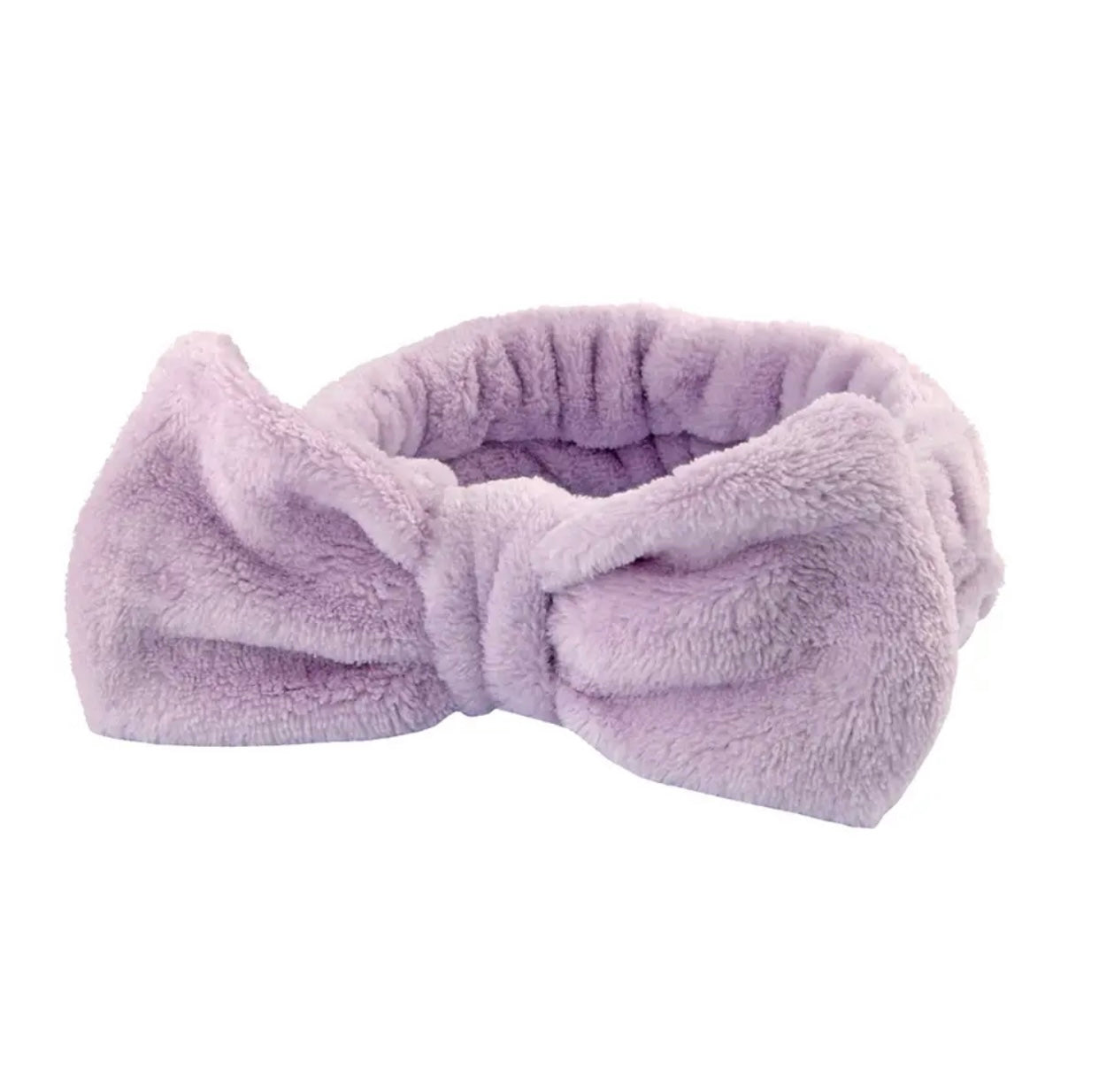 Purple Bow Headband