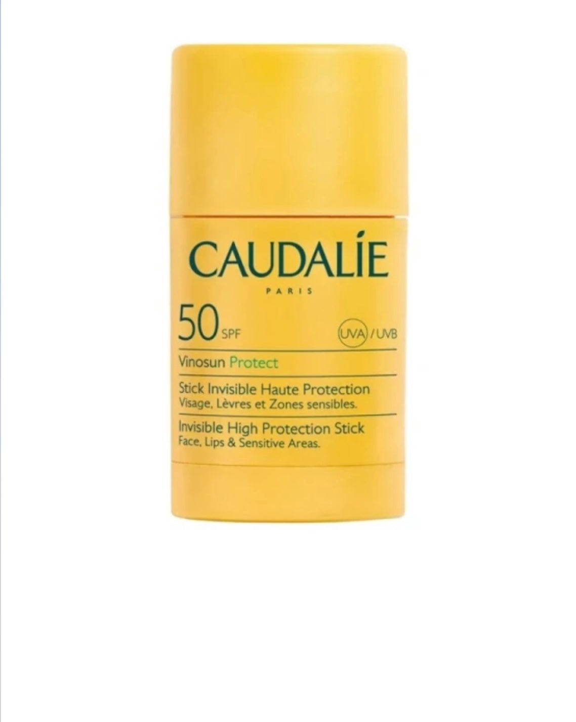 Caudalie Vinosun Protect Invisible Stick Spf50 Αντηλιακό Στικ Προσώπου-Χειλιών-Ευαίσθητων Περιοχών 15g