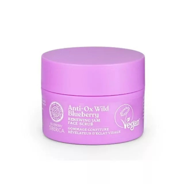 Natura Siberica Anti-OX Wild Blueberry. Renewing jam face scrub, 50 ml