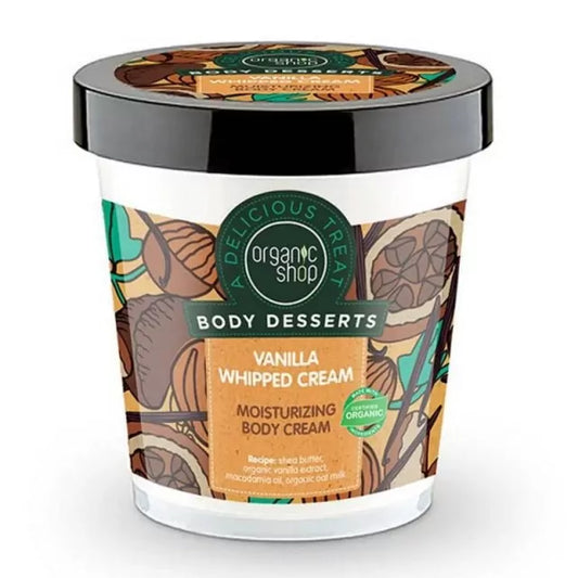 NATURA SIBERICA-Organic Shop Body Desserts Vanilla Whipped Cream Body Cream, 450ml