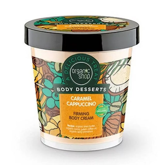 NATURA SIBERICA-Organic Shop Body Desserts Caramel Cappuccino Firming Body Cream, 450ml