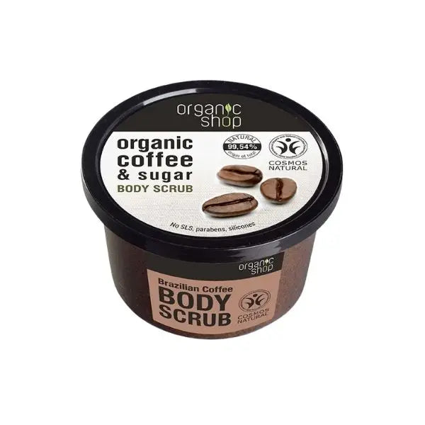 Organic Shop Brazilian Coffee & Sugar Body Scrub 250ml