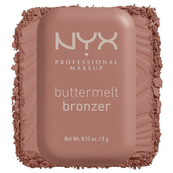 Nyx Professional Make Up Buttermelt Bronzer Powder Bronzer Deserve Butta 03 Καφέ 5g